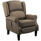 Fauteuil inclinable de massage chauffant avec chauffage lombaire et télécommande