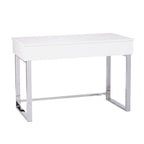 Bureau Ida blanc réglable en hauteur assis/debout