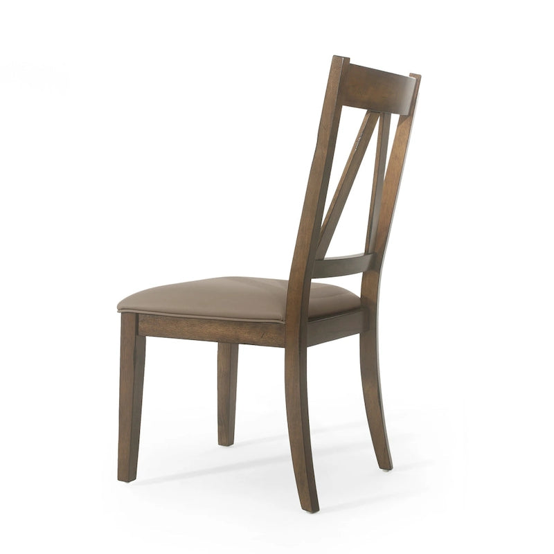 Table de salle à manger en bois Fairgreens Farmhouse avec 6 chaises