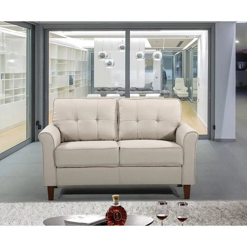 Canapé deux places et canapé Kouchouk Tufted Mid Century