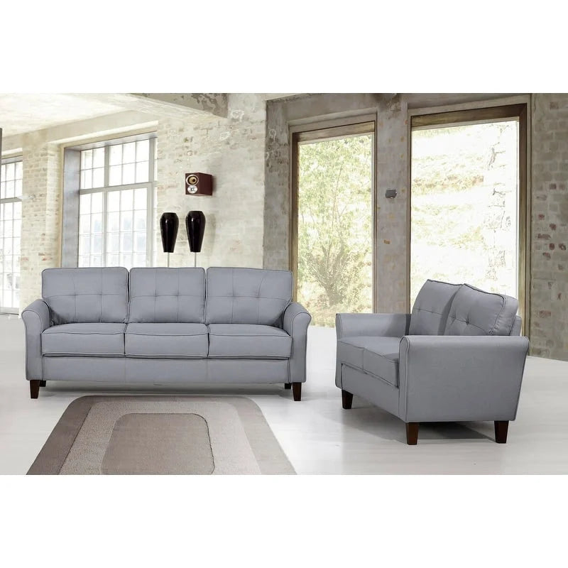 Canapé deux places et canapé Kouchouk Tufted Mid Century