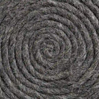 Pouf rond en laine tressée marron Allium