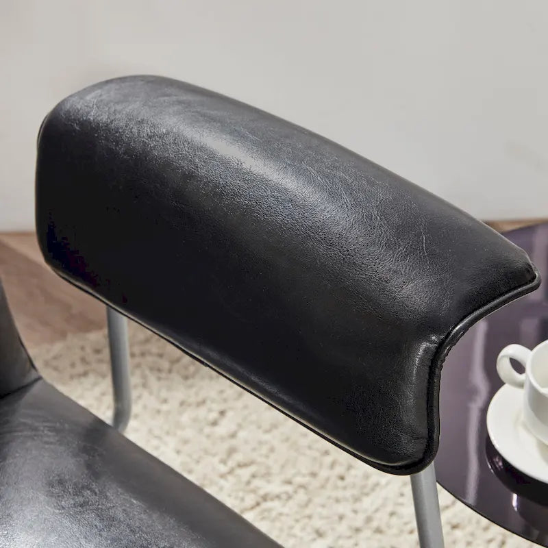 Fauteuil inclinable Deborah en cuir reconstitué