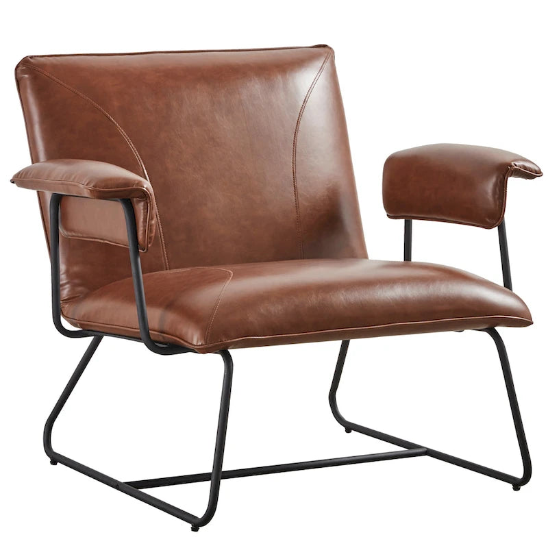 Fauteuil inclinable Deborah en cuir reconstitué