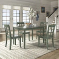 Ensemble de salle à manger rectangulaire Wilmington II 122 cm vert sauge antique