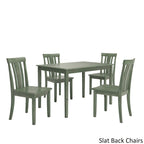 Ensemble de salle à manger rectangulaire Wilmington II 122 cm vert sauge antique
