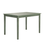 Ensemble de salle à manger rectangulaire Wilmington II 122 cm vert sauge antique
