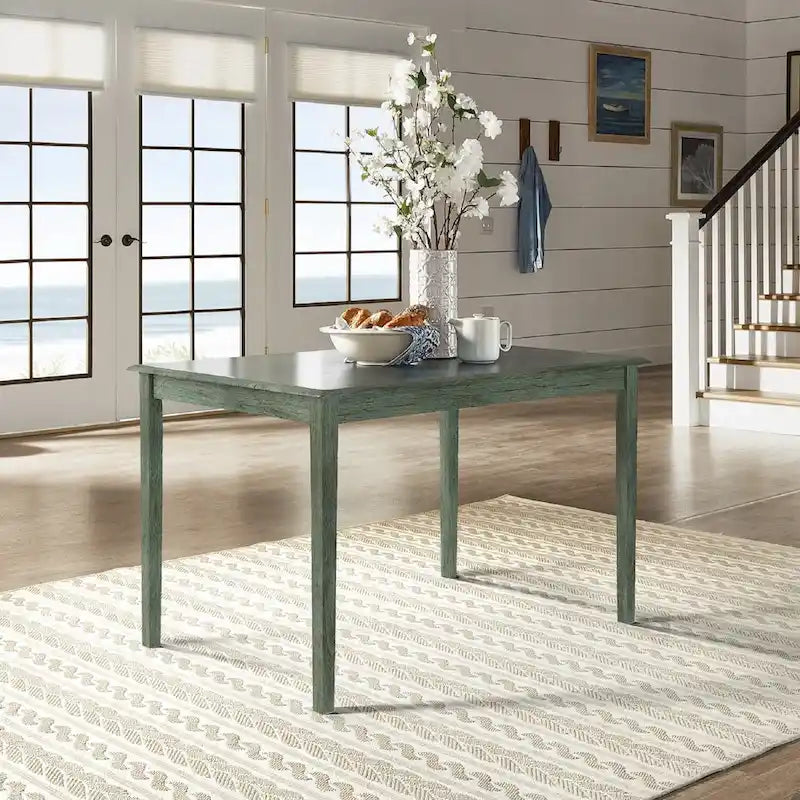 Ensemble de salle à manger rectangulaire Wilmington II 122 cm vert sauge antique