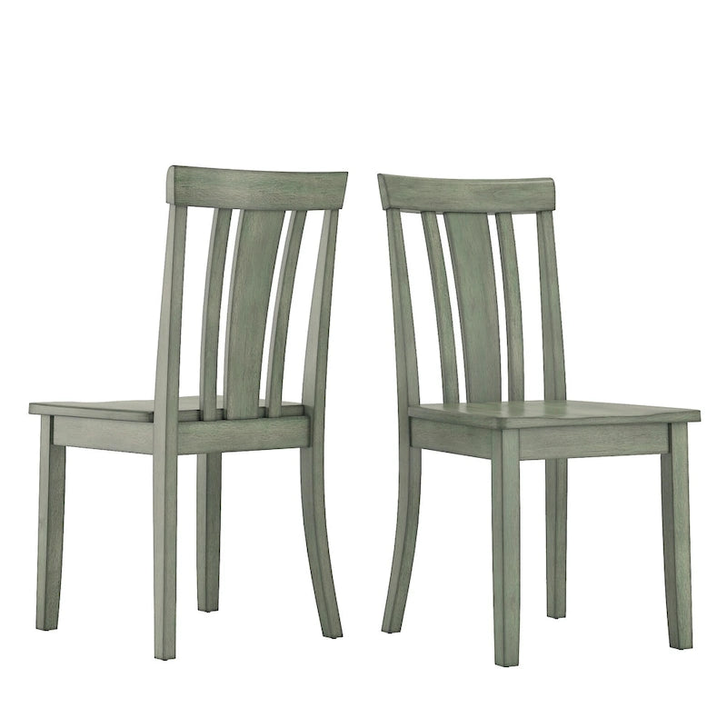 Ensemble de salle à manger rectangulaire Wilmington II 122 cm vert sauge antique