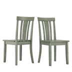 Ensemble de salle à manger rectangulaire Wilmington II 122 cm vert sauge antique