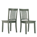 Ensemble de salle à manger rectangulaire Wilmington II 122 cm vert sauge antique