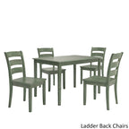 Ensemble de salle à manger rectangulaire Wilmington II 122 cm vert sauge antique
