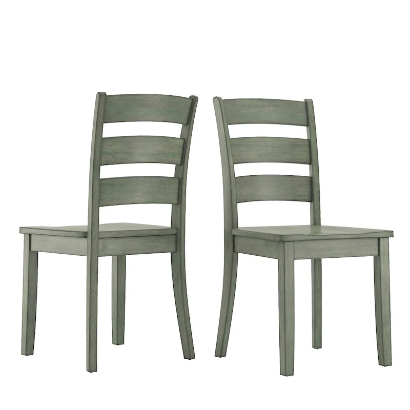 Ensemble de salle à manger rectangulaire Wilmington II 122 cm vert sauge antique
