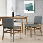 Coston Upholstered Dining Chairs by Christopher Knight Home- Set of 2