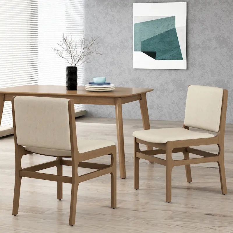 Chaise de salle à manger rembourrée Coston