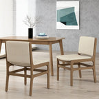 Chaise de salle à manger rembourrée Coston