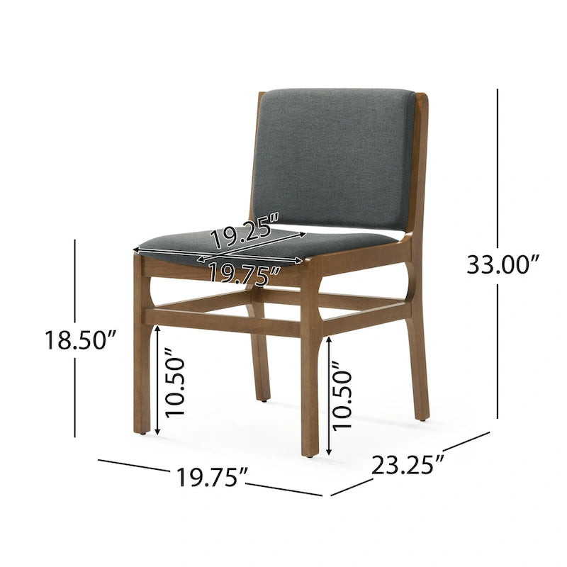 Chaise de salle à manger rembourrée Coston