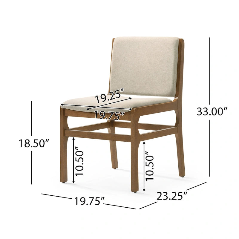 Chaise de salle à manger rembourrée Coston