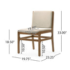 Chaise de salle à manger rembourrée Coston