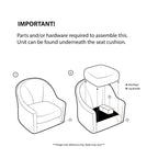 Fauteuil d'appoint Shasta