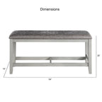 Table de salle à manger hauteur comptoir Hasbrook avec chaises et banc