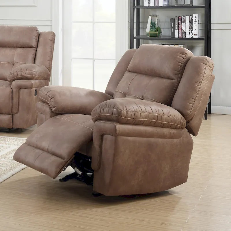 Fauteuil inclinable planeur en microfibre Austin