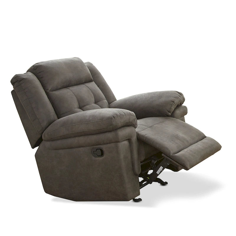 Fauteuil inclinable planeur en microfibre Austin