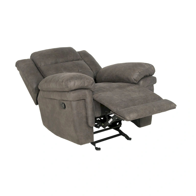 Fauteuil inclinable planeur en microfibre Austin