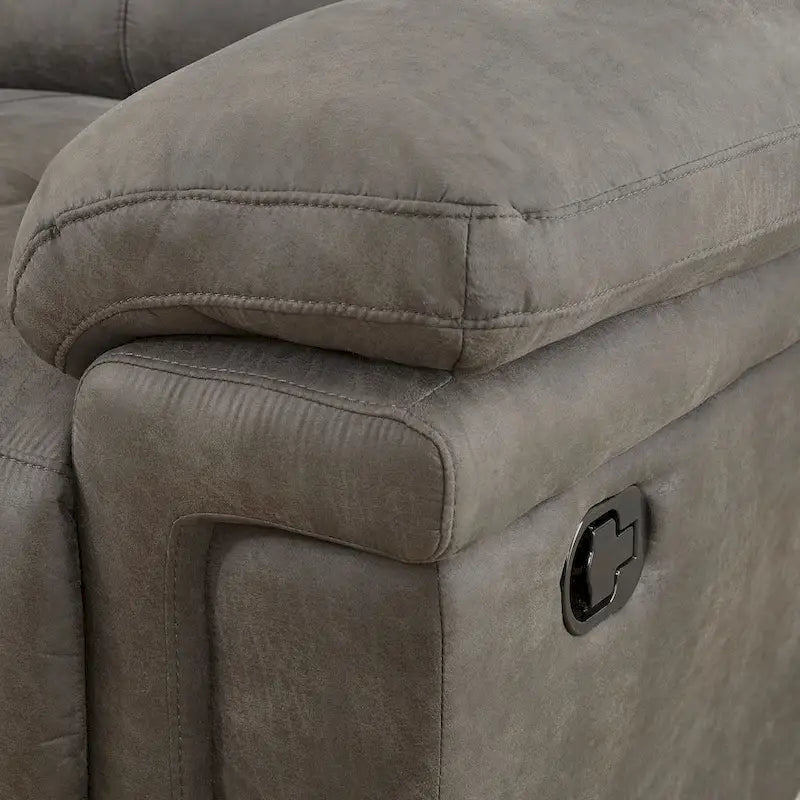 Fauteuil inclinable planeur en microfibre Austin