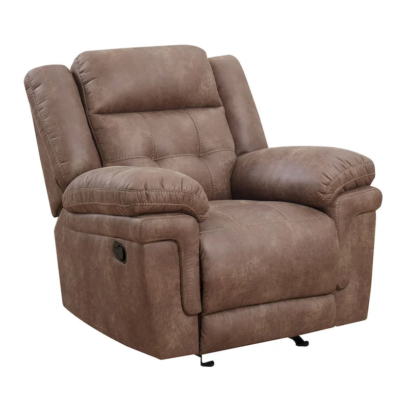 Fauteuil inclinable planeur en microfibre Austin