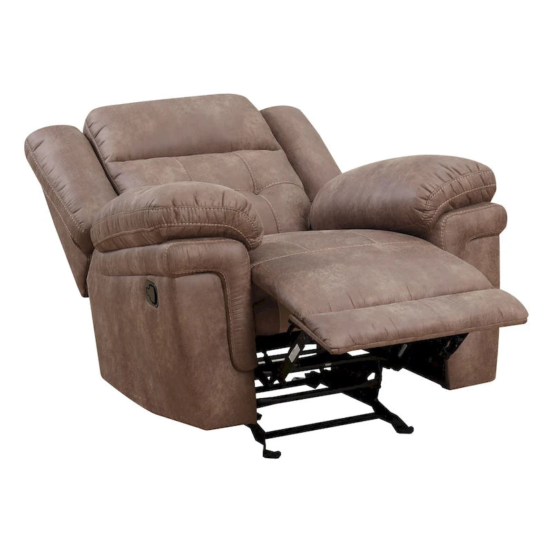 Fauteuil inclinable planeur en microfibre Austin
