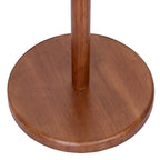 Porte-manteau sur pied en bois d'hévéa, porte-manteau avec 8 crochets en forme de bourgeon - 40 cm (diamètre) x 184 cm (hauteur)