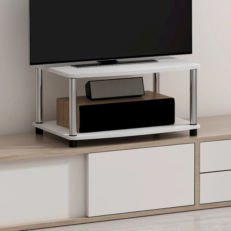 Meuble TV surélevé à 2 niveaux Turn-N-Tube sans outils