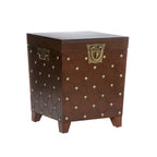 Table d'appoint coffre Liatris Nailhead Espresso