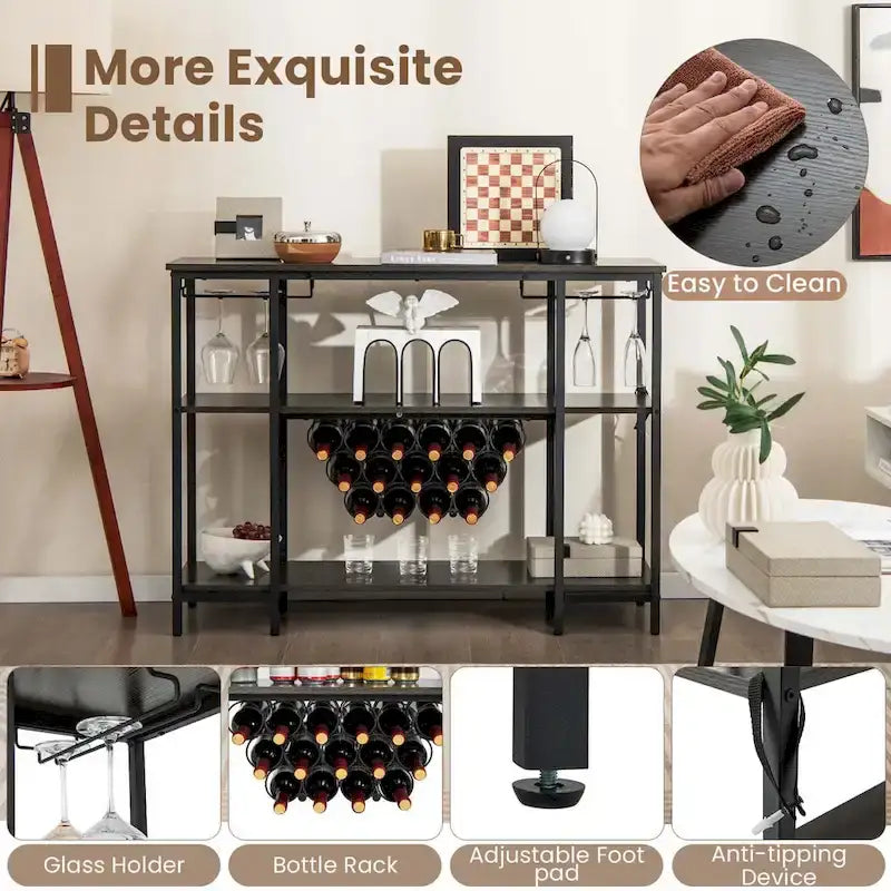 Meuble Bar pour Vins et Verres