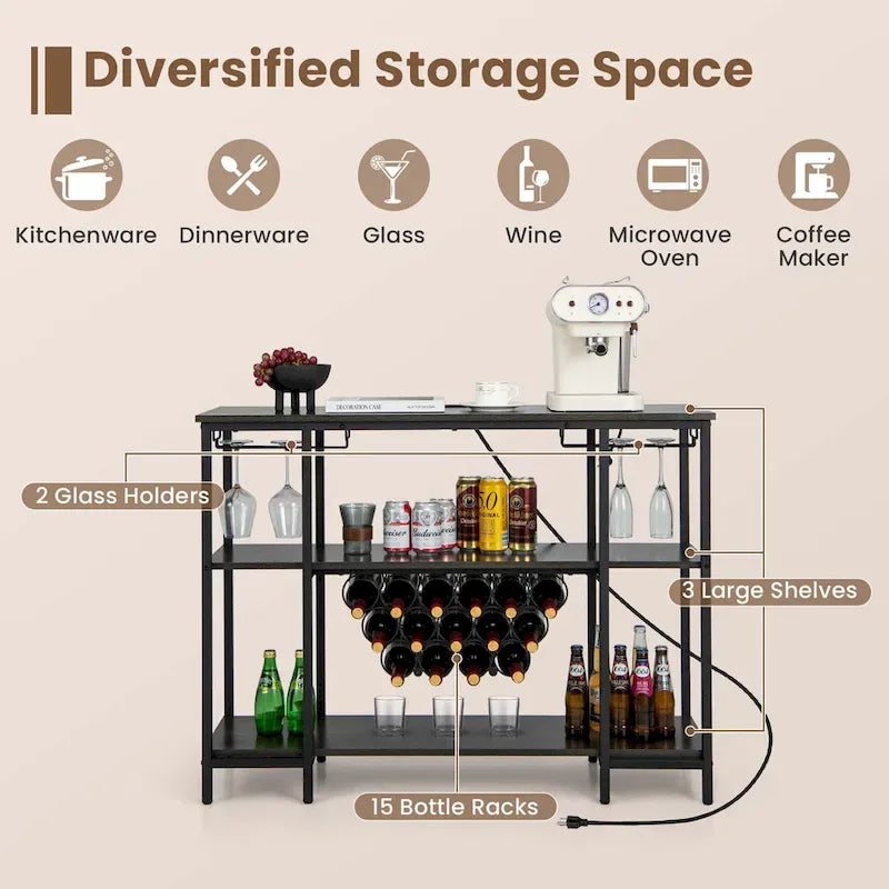 Meuble Bar pour Vins et Verres