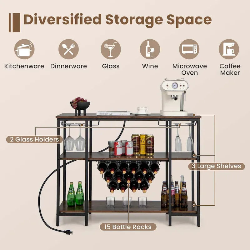 Meuble Bar pour Vins et Verres