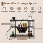 Meuble Bar pour Vins et Verres