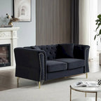 Canapé en velours Chesterfield 60.2