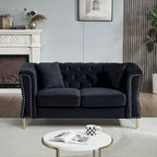 Canapé en velours Chesterfield 60.2