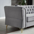 Canapé en velours Chesterfield 60.2