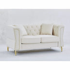 Canapé en velours Chesterfield 60.2