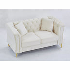 Canapé en velours Chesterfield 60.2
