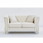 Canapé en velours Chesterfield 60.2