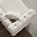 Canapé en velours Chesterfield 60.2