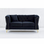 Canapé en velours Chesterfield 60.2