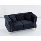 Canapé en velours Chesterfield 60.2