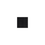 Ottoman d'appoint surdimensionné noir Midnight-Madness