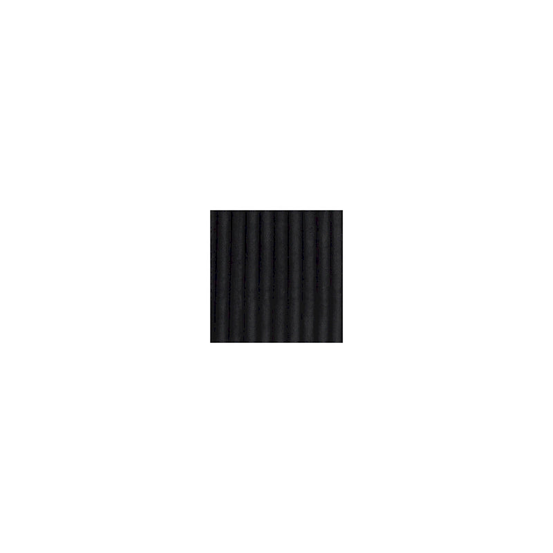 Ottoman d'appoint surdimensionné noir Midnight-Madness