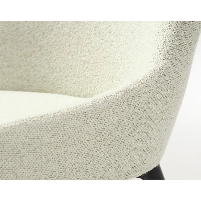 Chaises de salle à manger Boucle avec pieds en acier noir